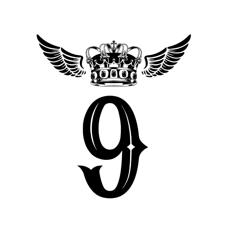 9 Number crown