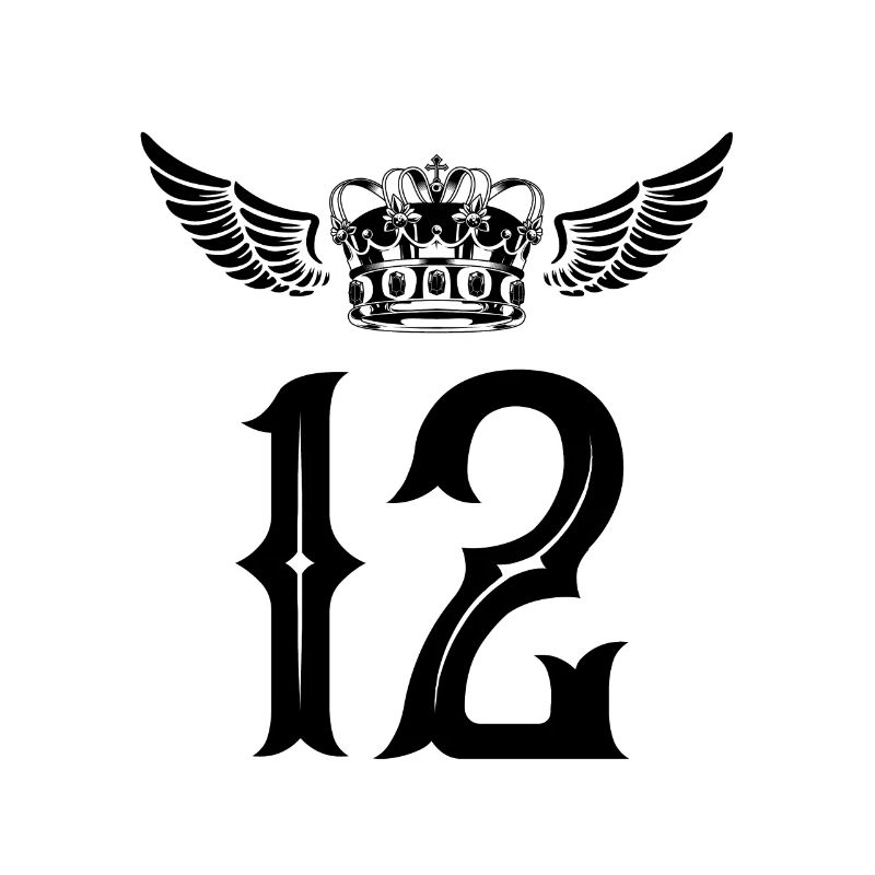 12 Zahl Krone