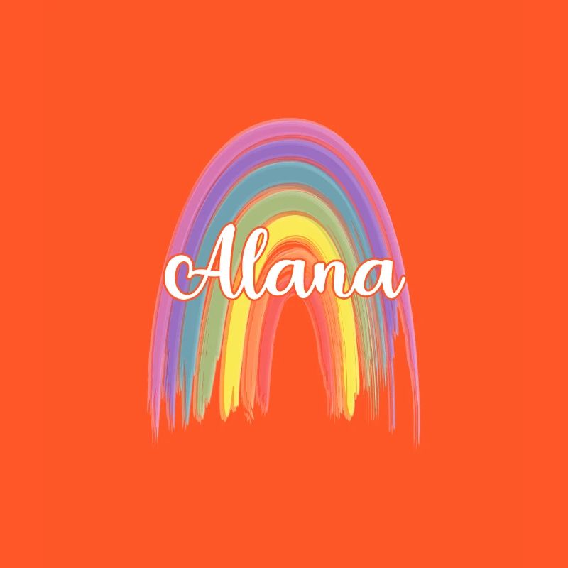 ALANA Rainbow Cursive