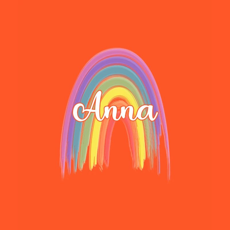ANNA Rainbow Cursive