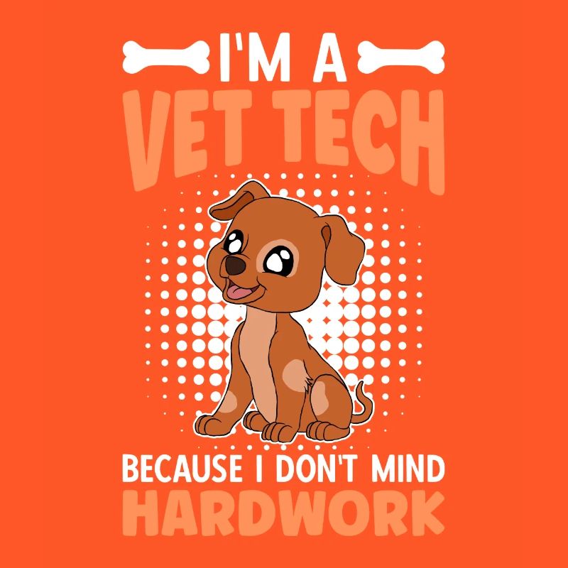 Je suis un technicien vétérinaire parce que cela ne me dérange pas
