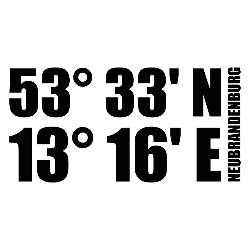 Neubrandenburg coordinates