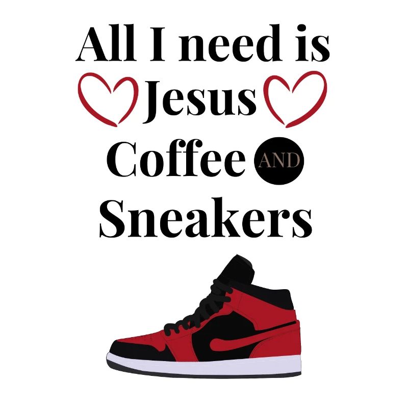 I just need Jesus, trainer and perfume