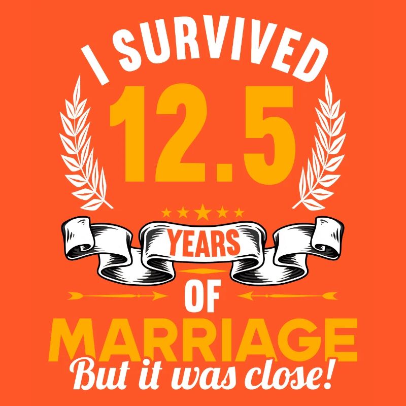 I badly behaved 12.5 years married wedding anniversary