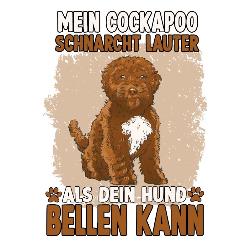 Cooles Pudel Hundehalter Motiv Cockapoo