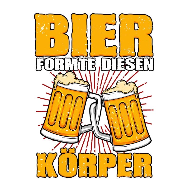 Bier formte diesen Körper Bier