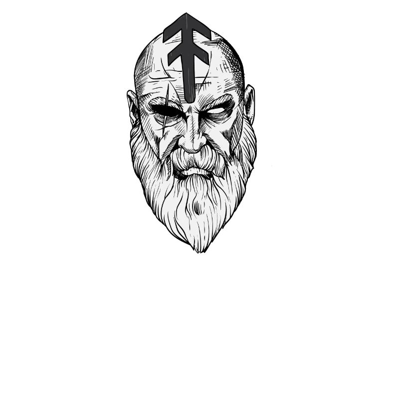 Viking Warrior I Valhalla Asgard Motif pour