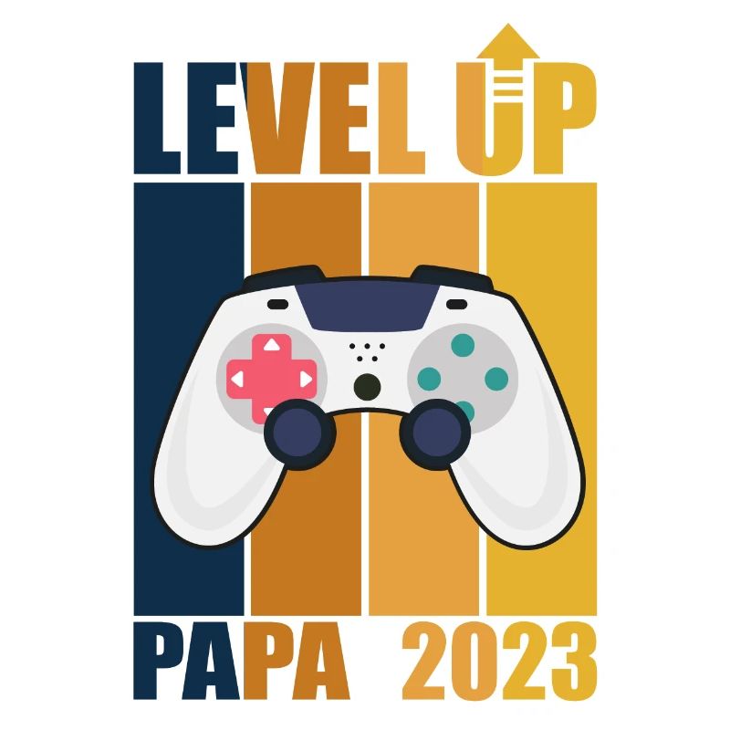 Level Up Dad 2023 Gamer Dad Gift Future Dad