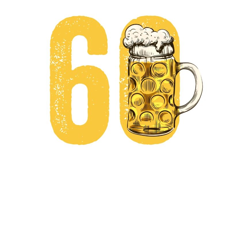 Herren 60. Geburtstag Biertrinker Bier Humor