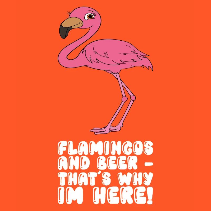 Funny flamingo graphics