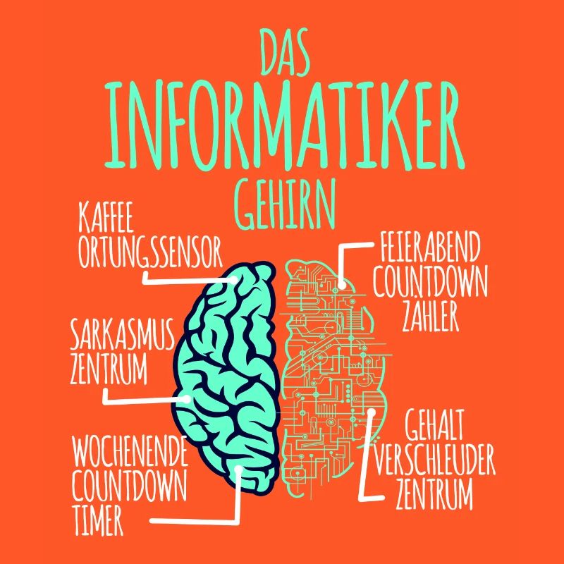 Informatiker Informatik Programmierer Nerd Geek