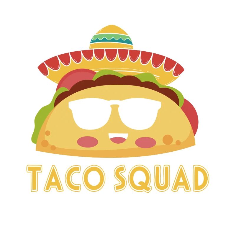 Mignon Taco Squad Drôle Mexicain