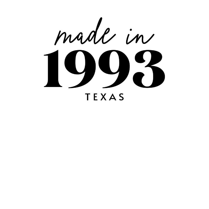 Made 1993 in Geburtstag in Texas