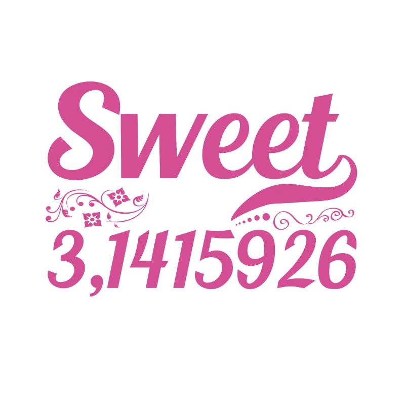 Süß Wie Kuchen pi 3. 1415926 Funny Math Science