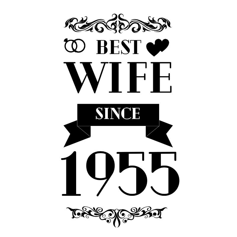 Beste Ehefrau seit 1955 Hochzeitstag