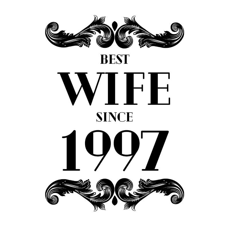 Beste Ehefrau seit 1997 Hochzeit