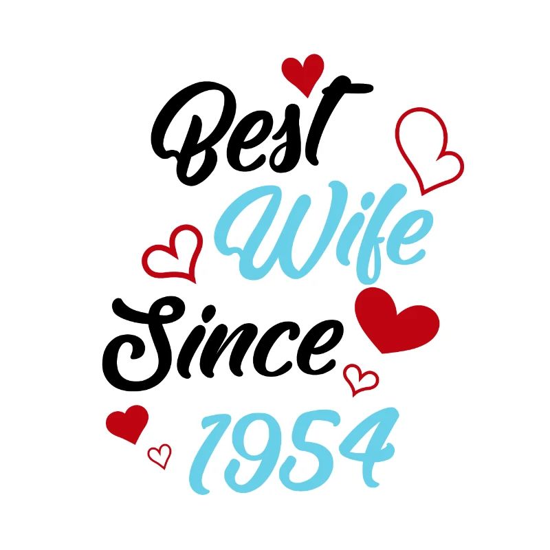 Jubiläum Traubeste Ehefrau seit 1954 Hochzeit