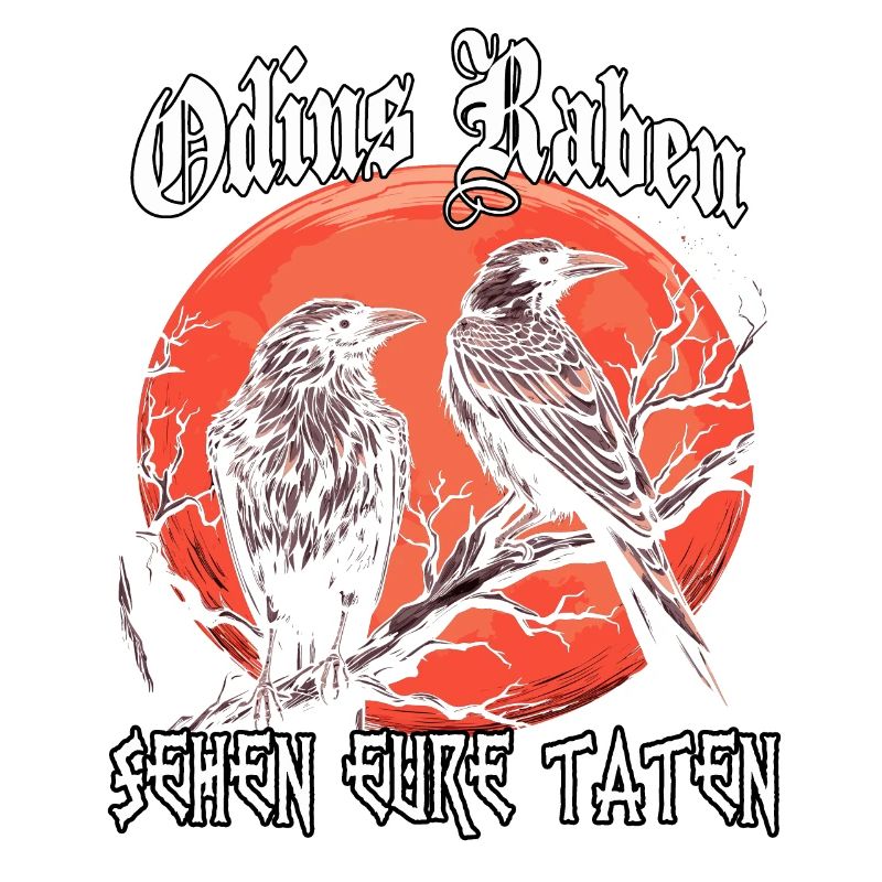 Hugin Munin | Wikinger Odin Raben | Wikinger