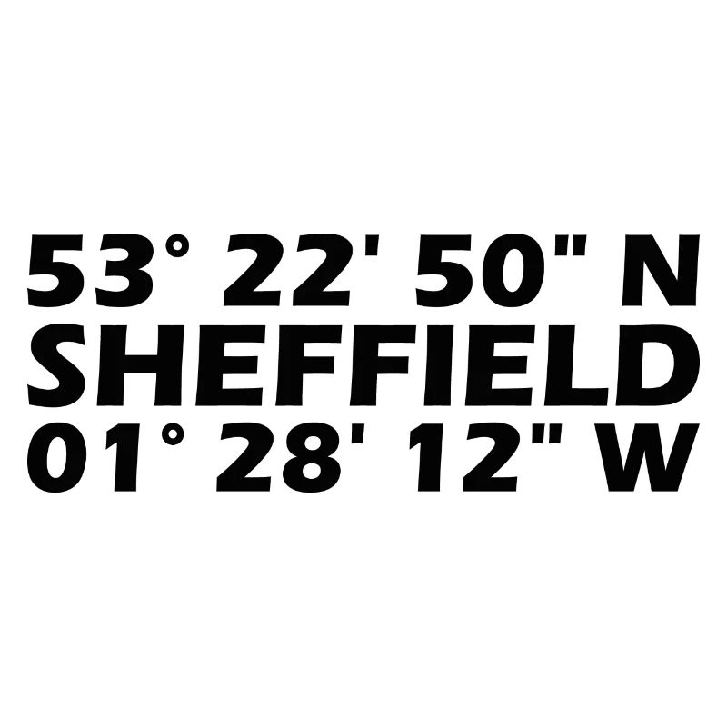 Coordonnées de Sheffield