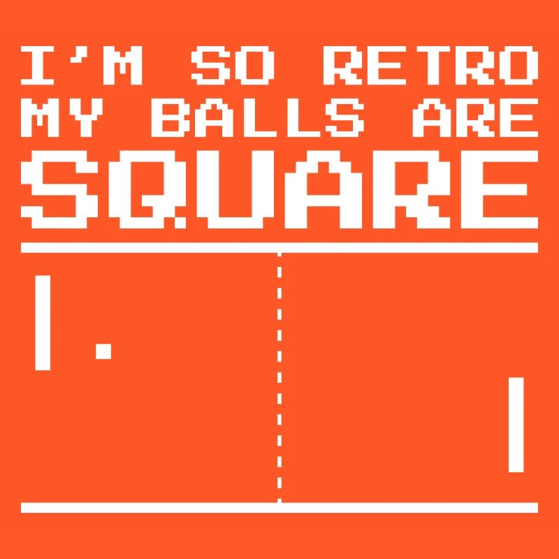 Ich bin so retro, dass meine Eier quadratisch sind - Vintage Old