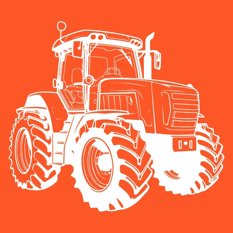 Traktor Silhouette