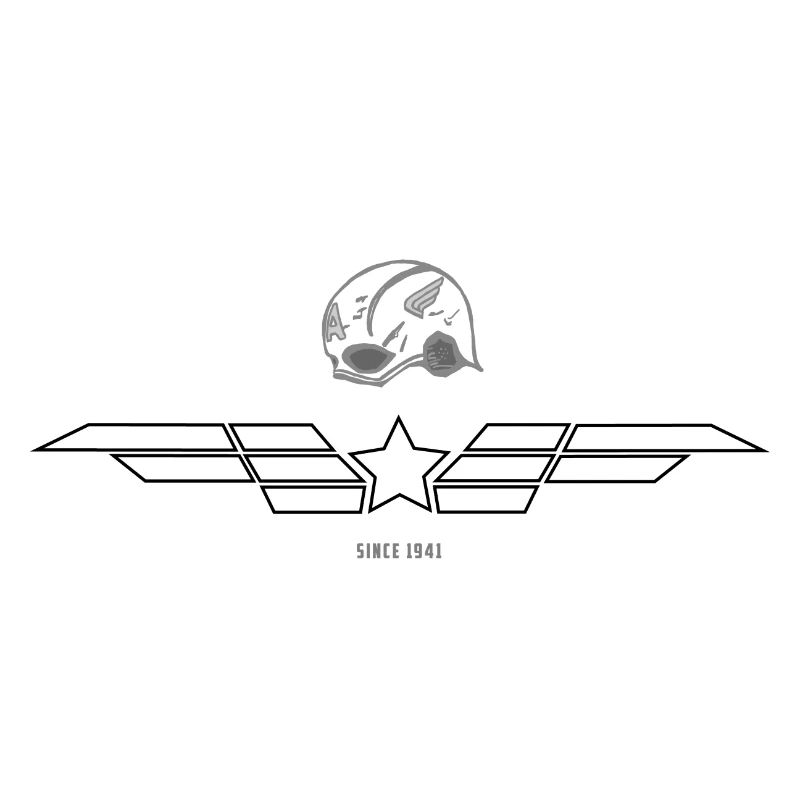 Comic Held Schild Helm Captain