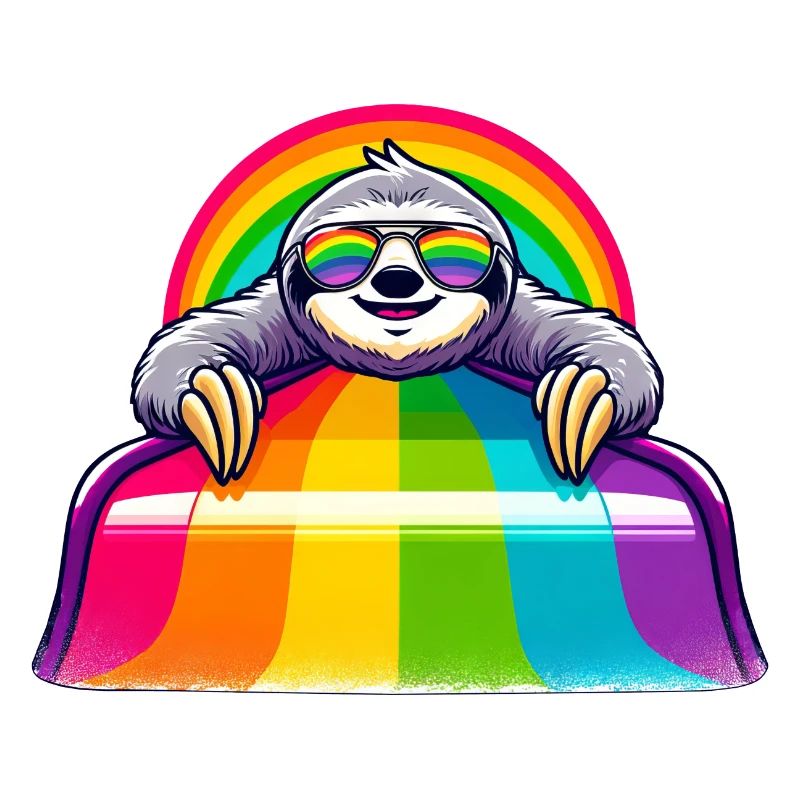 LGBTQ Pride Sloth Rainbow Playground