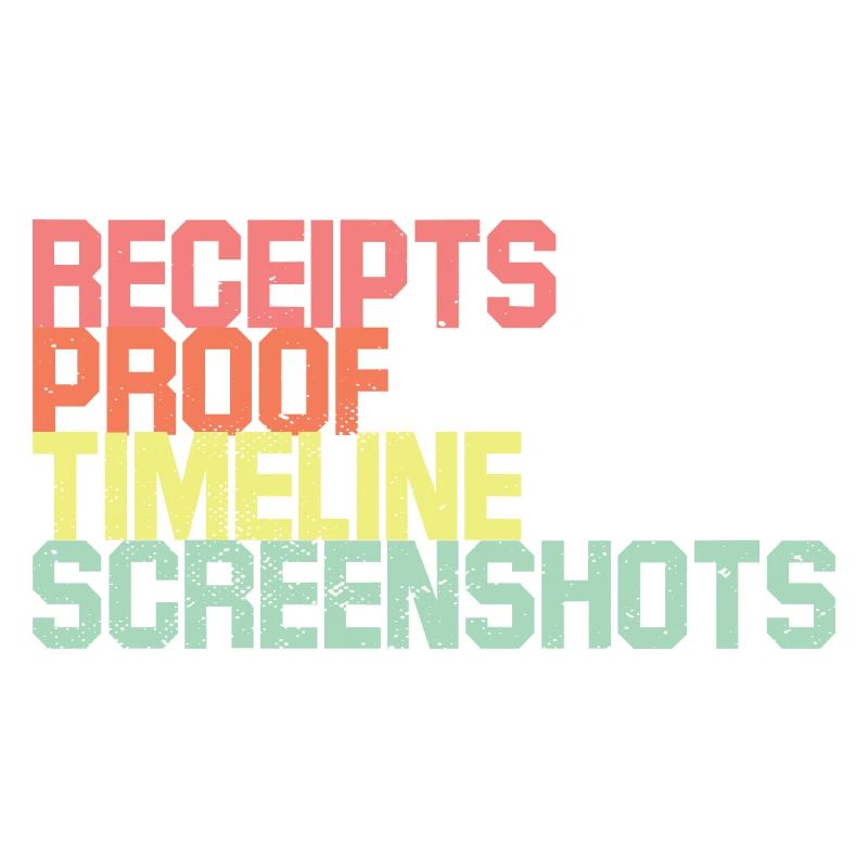 Receipts Timeline Screenshot Witty Retorts Snappy