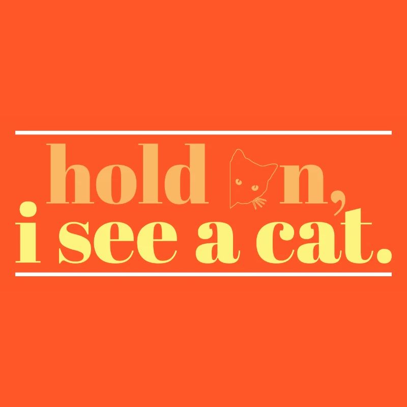 Hold On I See A Cat Cute Black Cat Paw Kitty Cat