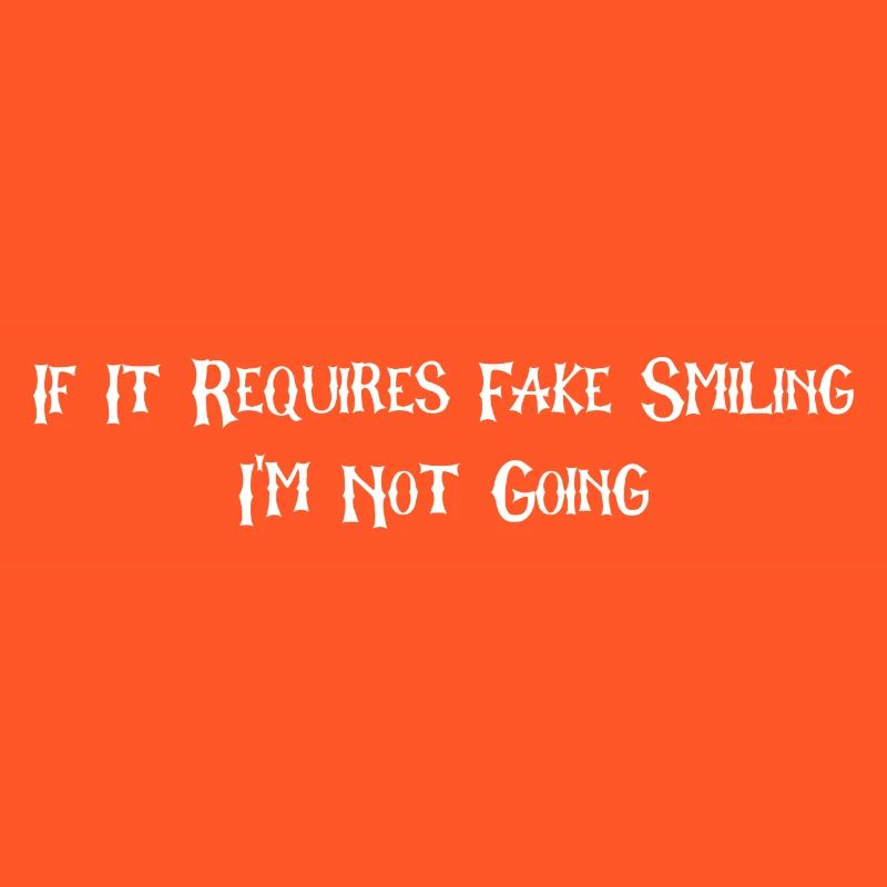 Goth When It Requires a False Smile Go