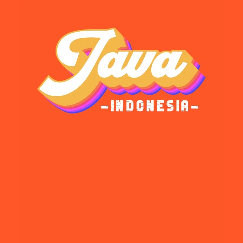 Vintage Holiday Trip Indonesia Java