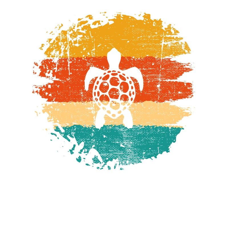 Turtle Retro Animal Sea Reptile Gift idea