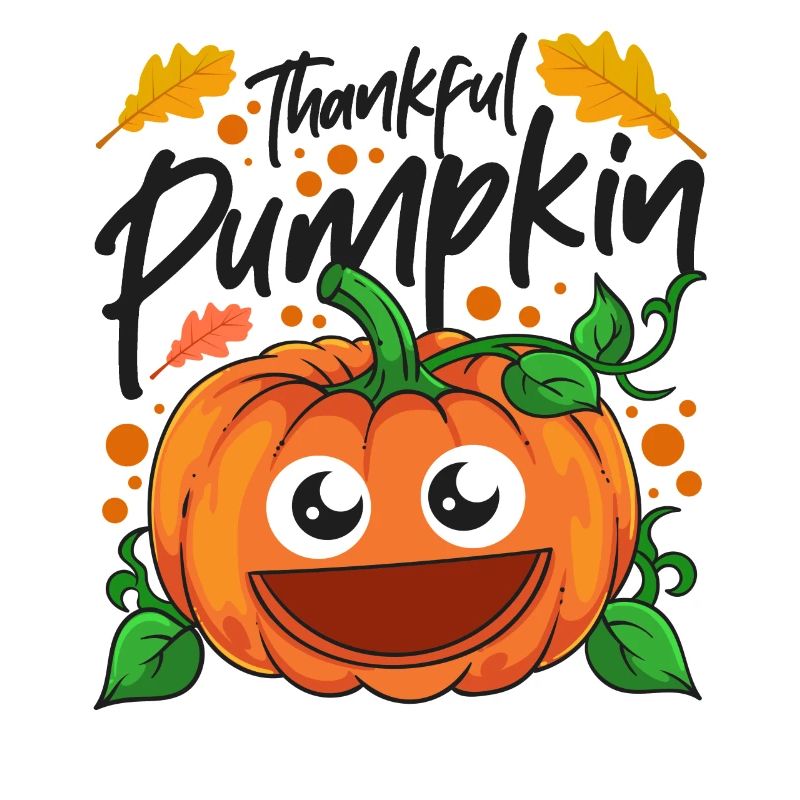 Pumpkins in the Patch Thankful Pumpkin