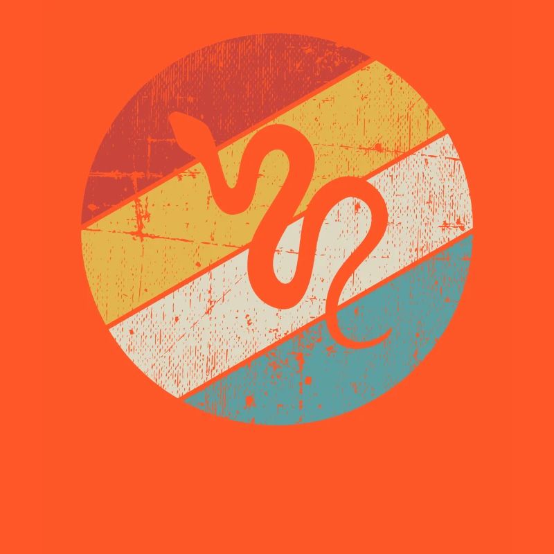 Snake Retro Reptile Python Idée cadeau