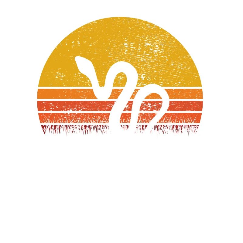 Snake Retro Reptile Python Gift idea