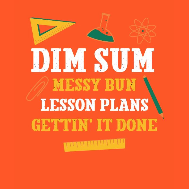 Dim Sum Messy Bun Plans de leçon Drôle de professeur