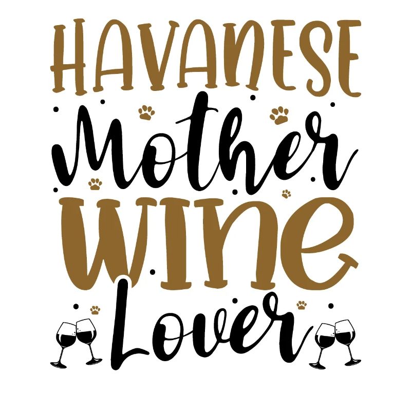 Amateur de vin Havanese Mère