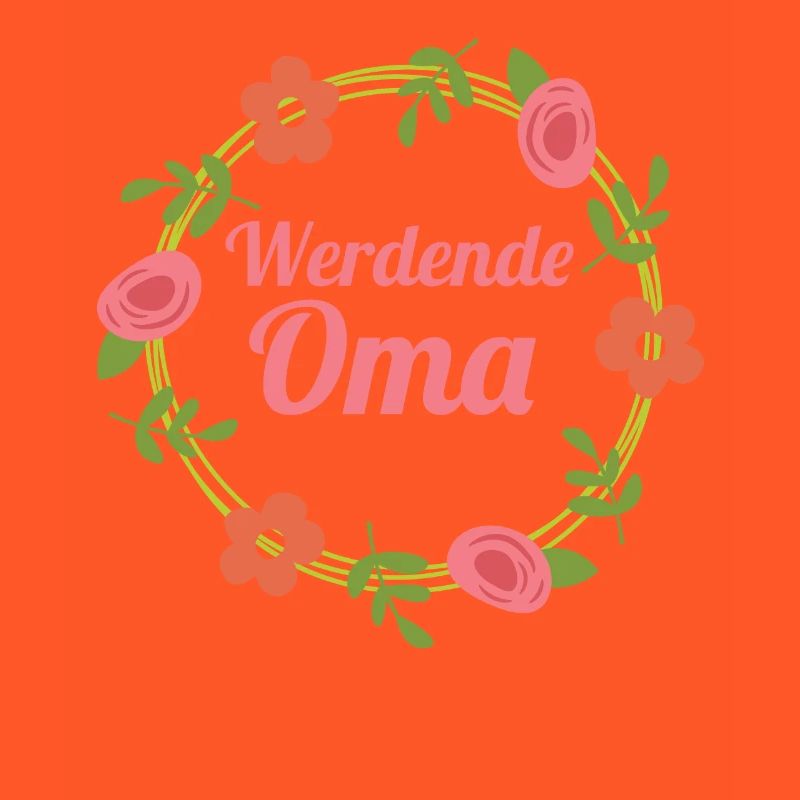 Werdende Oma Großmutter Geschenk