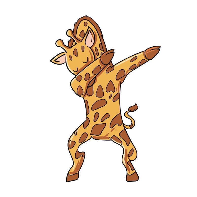 Dabbing Giraffe