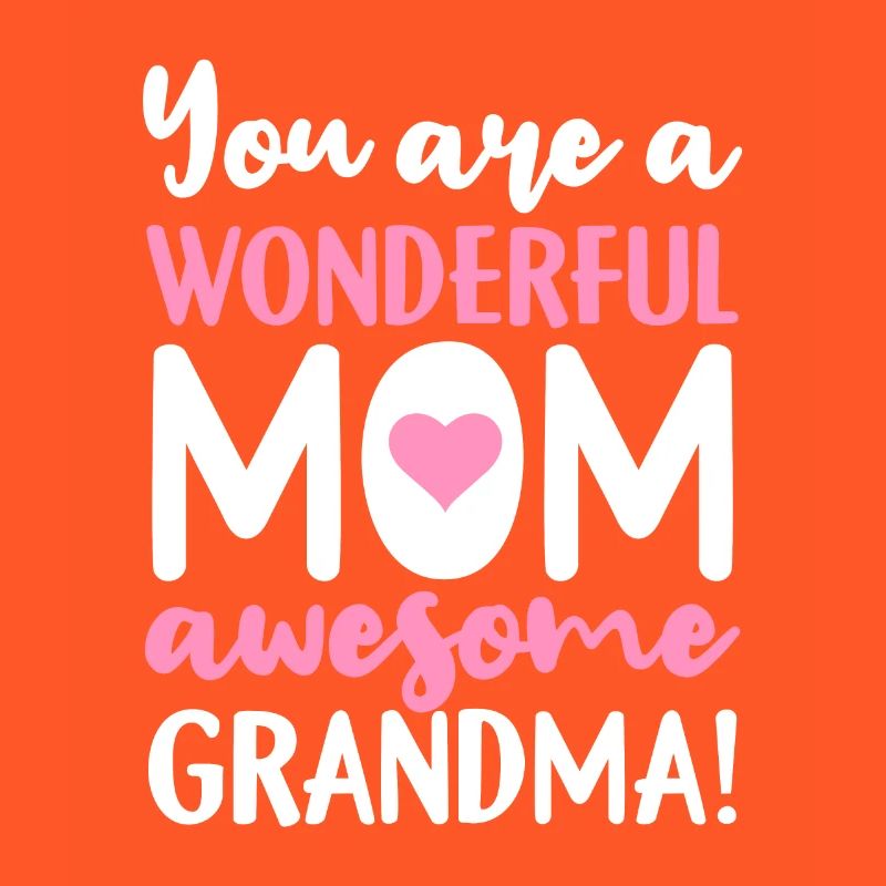 Muttertag Du bist eine wunderbare Mutter Oma