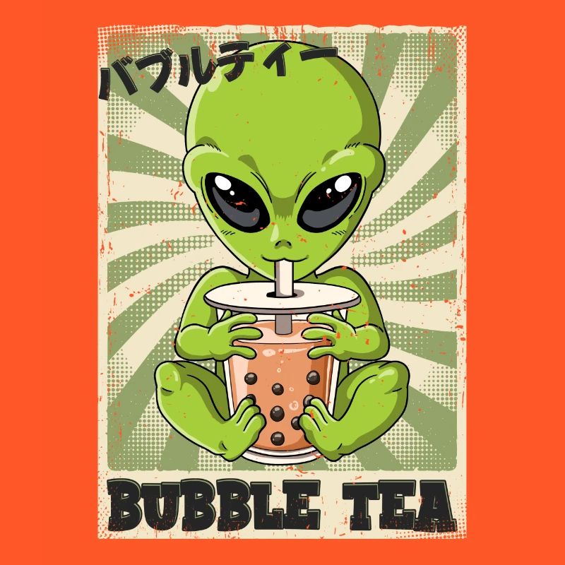 Boba Tea Alien Bubble Tea