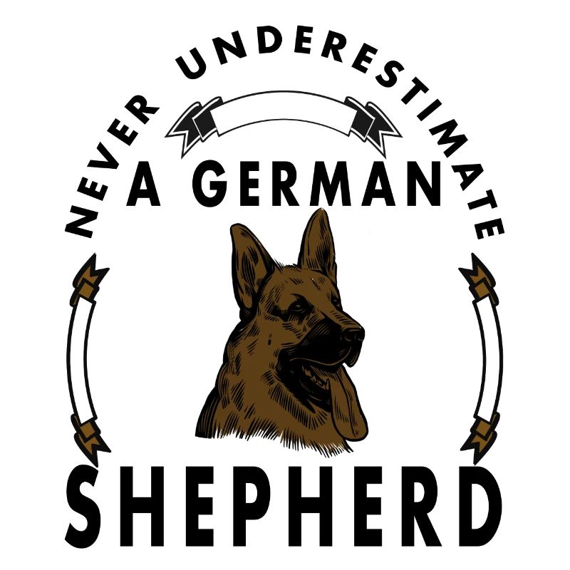 Deutscher Schäferhund Hunde Sprüche Geschenkidee