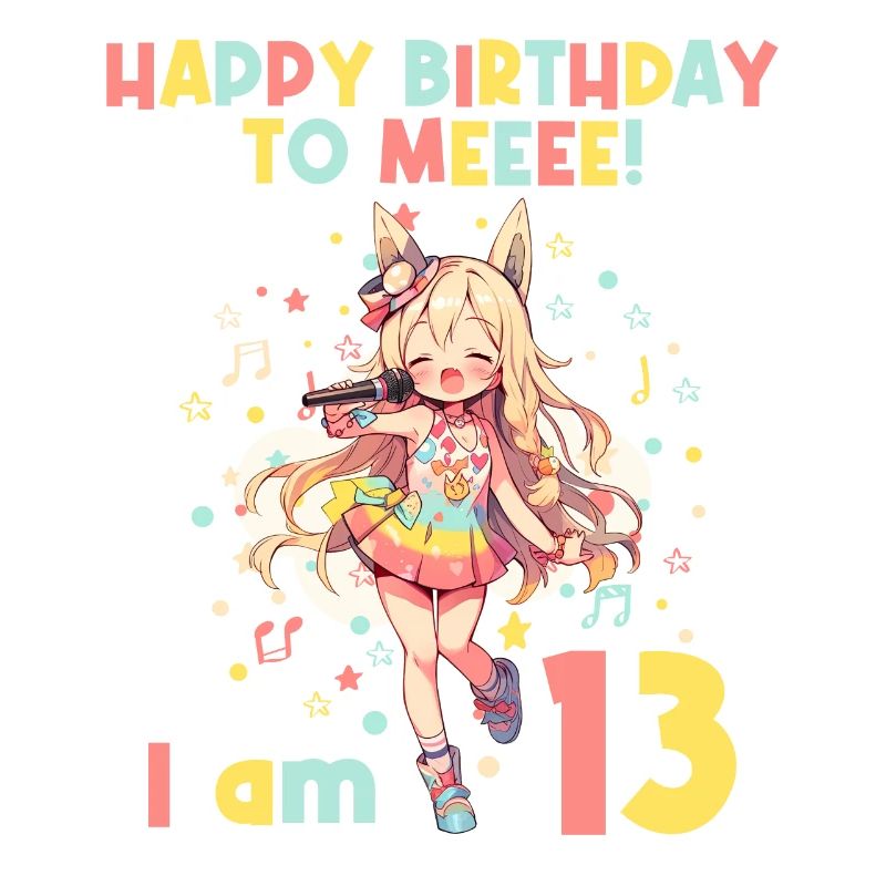Anime Mandga K-Pop KPop Mädchen 13. Geburtstag
