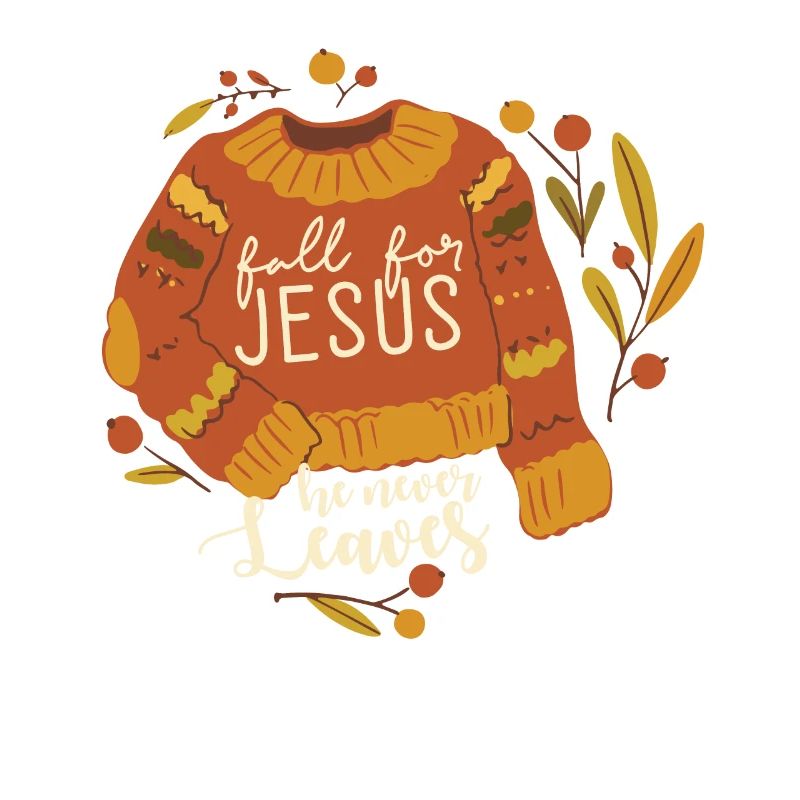 Fall for Jesus Believer Religious Christian