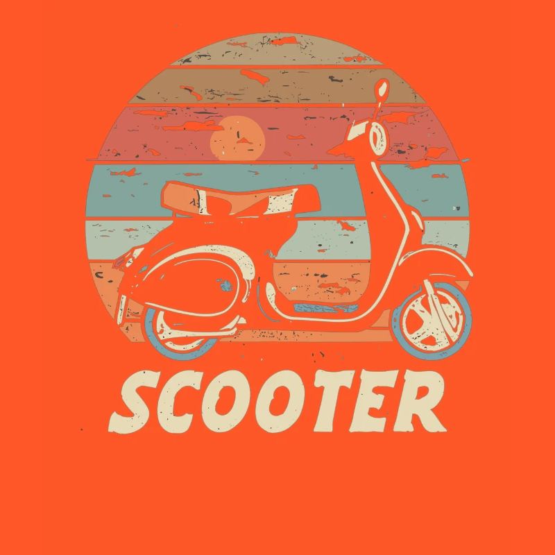 Scooter Motorroller Mofa Moped Roller
