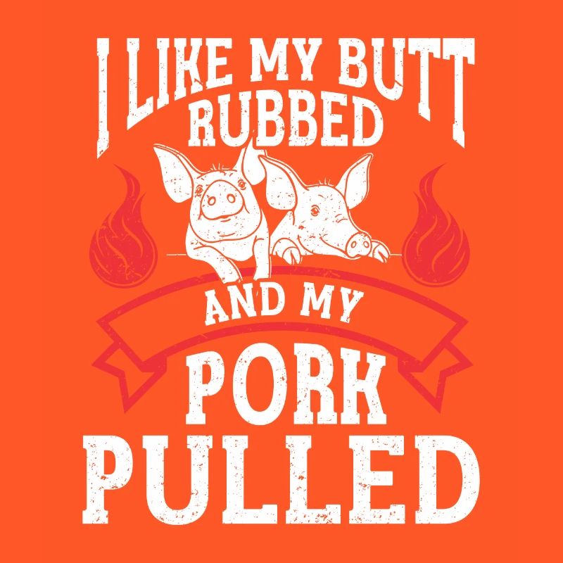 BBQ Pulled Pork Schwein Grill