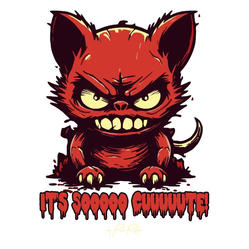 Chaton mignon : c’est un chat d’horreur