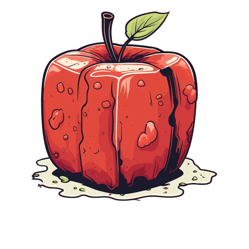 Würfel Apfel Cube Apple