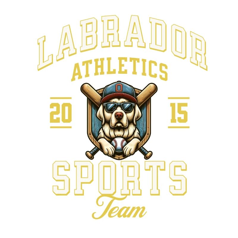 Labrador Athletics Baseball Mignon Conception d’équipe