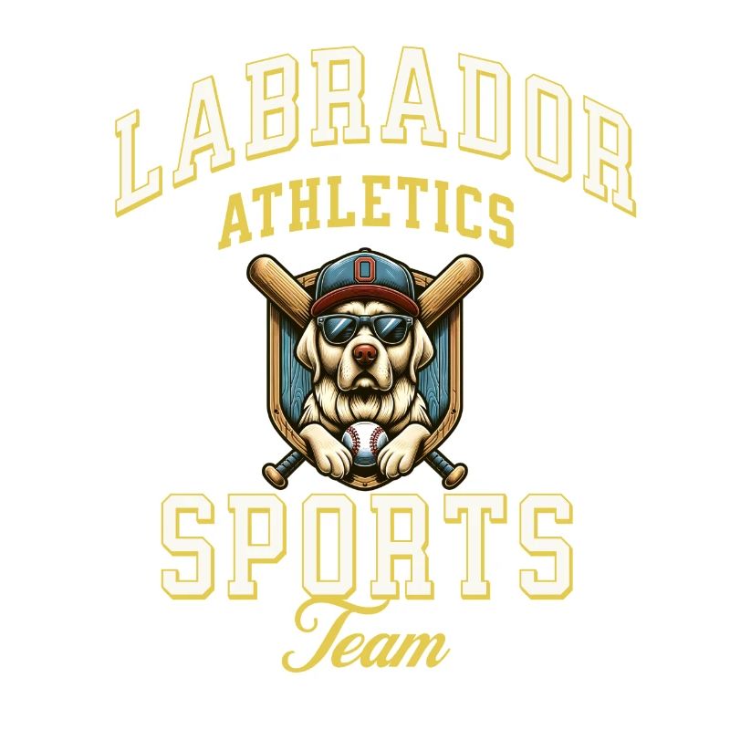 Labrador Athletics Baseball Mignon Conception d’équipe